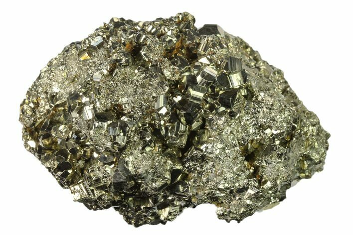 Gleaming Pyrite Crystal Cluster - Peru #138142